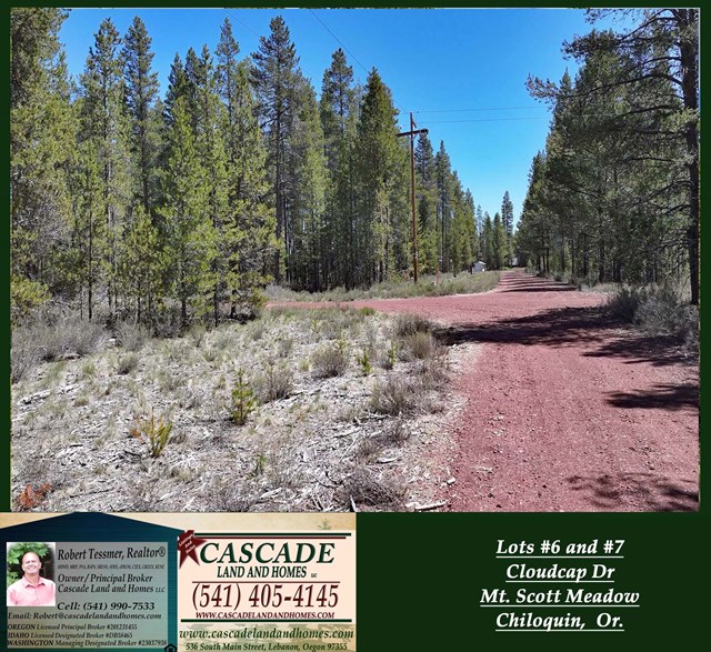 lot #7  cloudcap dr. in  mt. scott meadow!